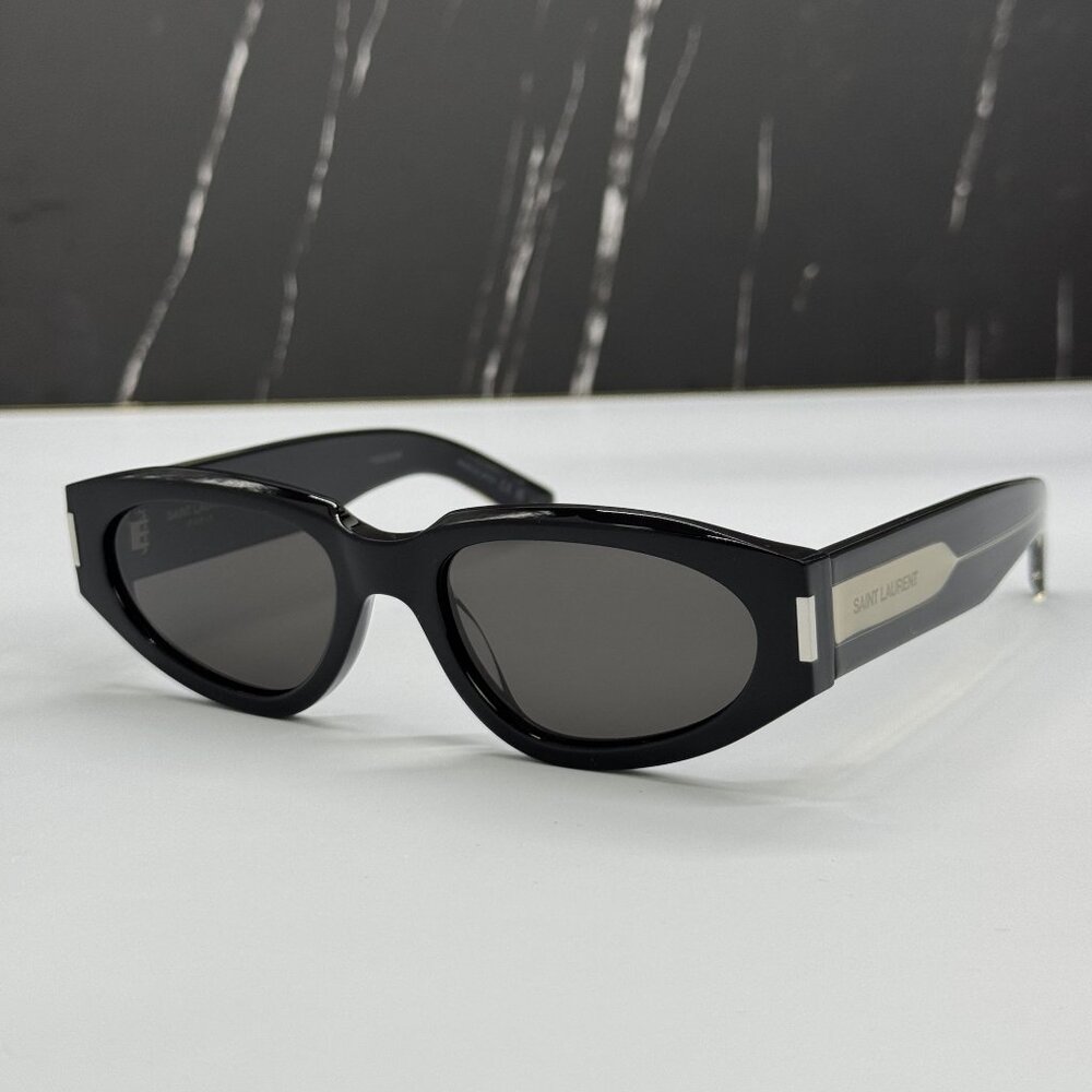 NEW SAINT LAURENT SL618 001 WOMEN BLACK SUNGLASSES SL 618 001